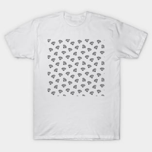 Black and white version of diamond T-Shirt